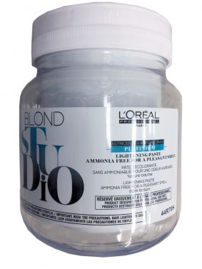 Loreal Blond Studio Platinium Ammonia Free hair bleach powder 500g 