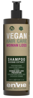 Envie Vegan Woman hair Loss Baobab Hair Shampoo 500ml