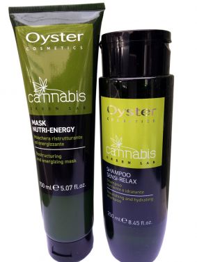 Oyster Cannabis Hair Shampoo and Cannabis mask