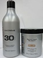 maxima  oxicreme 30V and blue bleach powder 500G